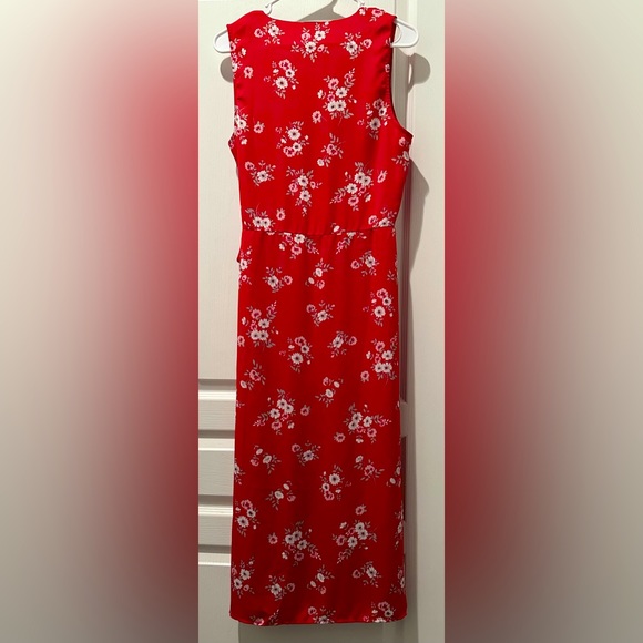 Revolve | L’Academie Sleeveless Floral Wrap Hi-Low Blouse/Mini Dress ZB3 - Picture 6 of 13